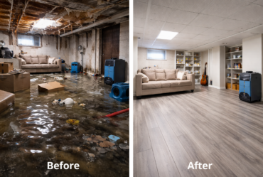 Water Restoration Before and After